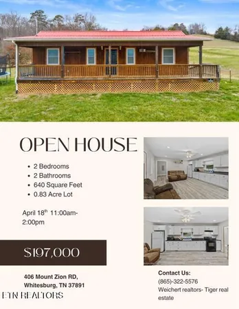 $197,000 | 406 Mt Zion Road, Whitesburg, TN 37891