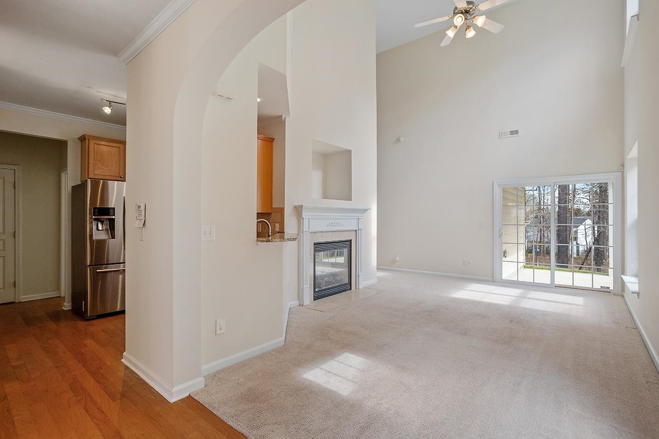 3317 Silver Star Drive Durham, NC 27713 - Photo 9 of 25 a view of a livingroom with a fireplace