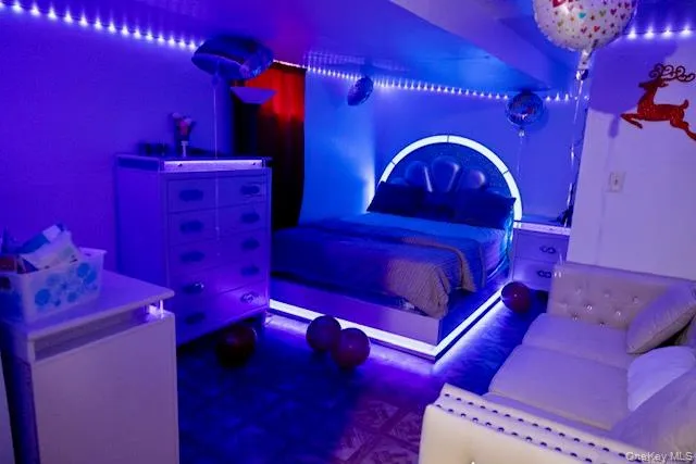 a view of a red chairs in front of a house