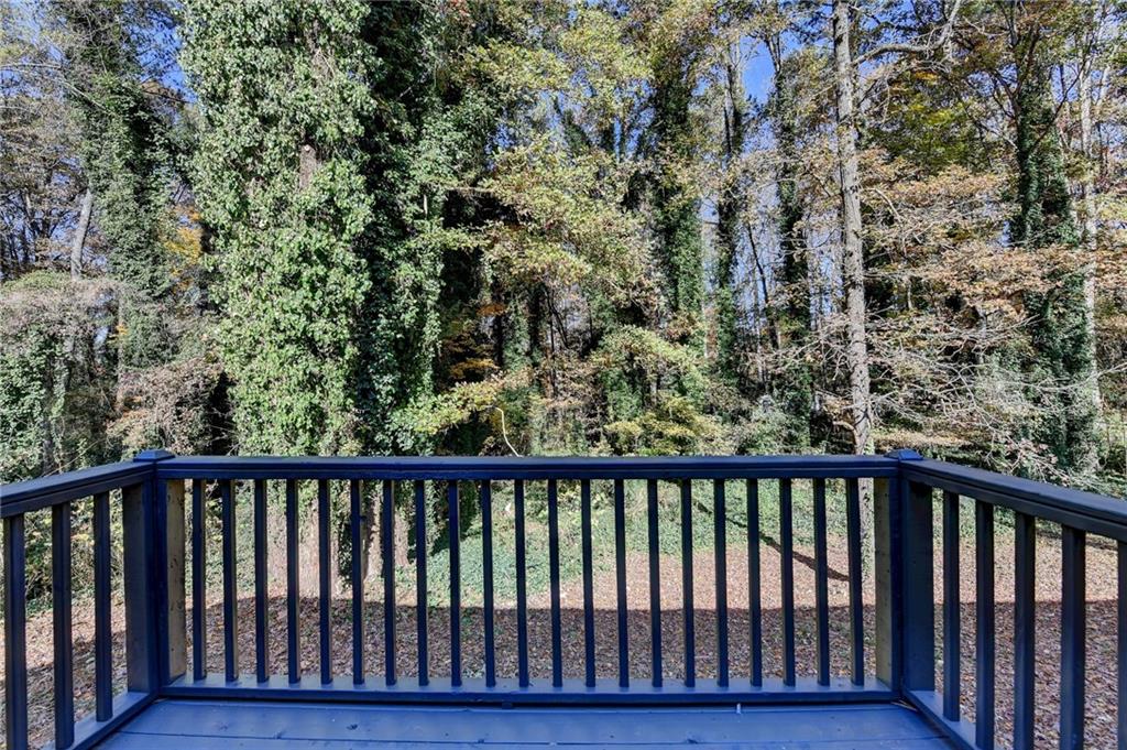 2853 Franklin Road Southwest Lawrenceville, GA 30044 - Photo 35 of 40 a view of balcony with wooden floor