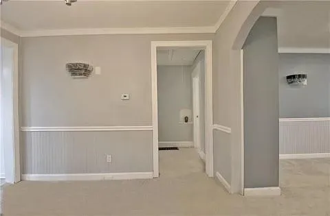 a view of an empty room