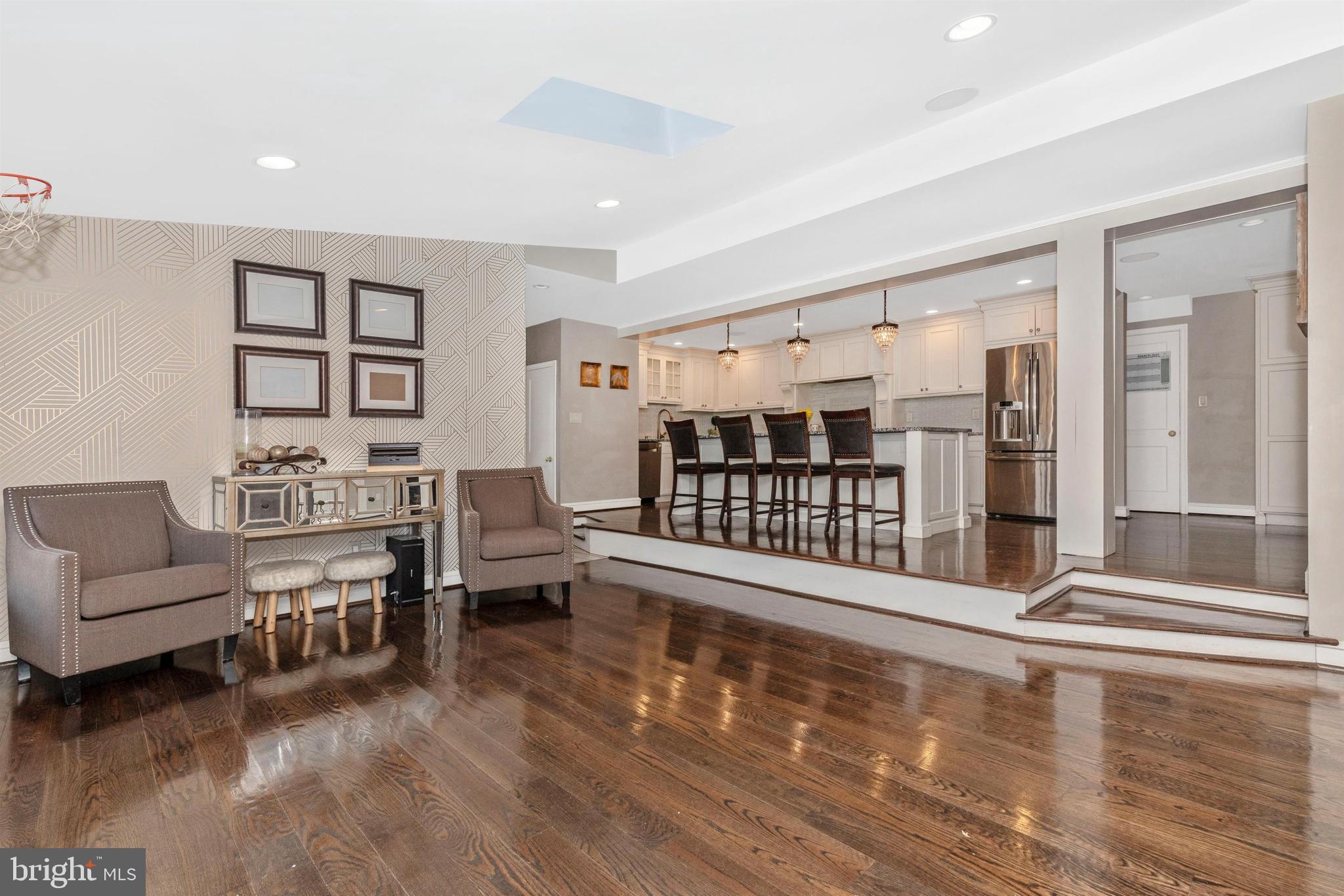 802 Longfield Road Glenside, PA 19038 - Photo 19 of 73 Open Concept Kitchen Opens to Den