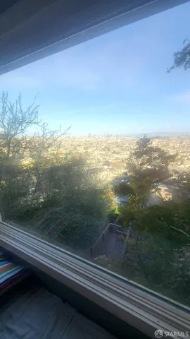 a view of sky from window