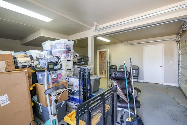 a room with musical instruments