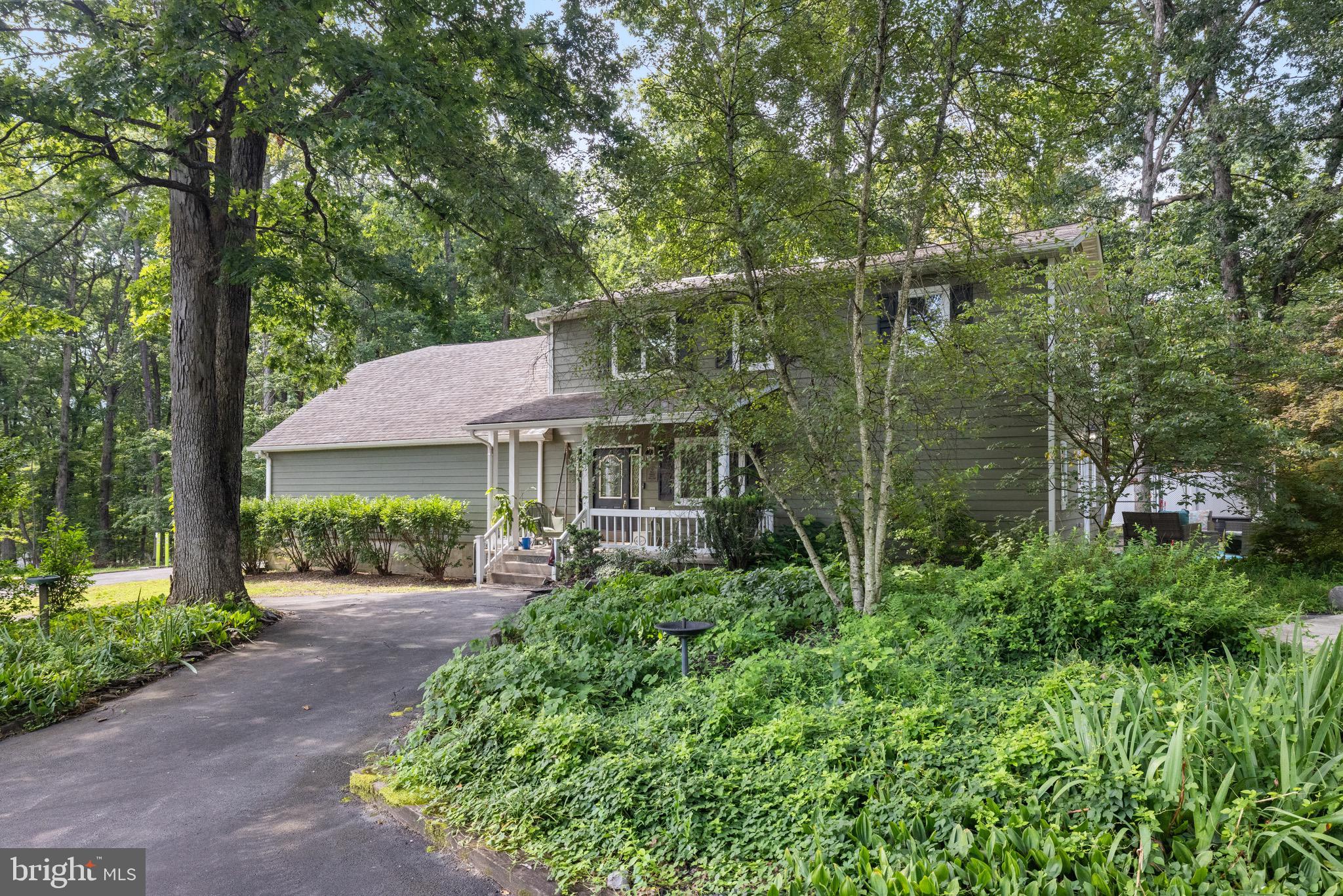 a view of a house with a garden
