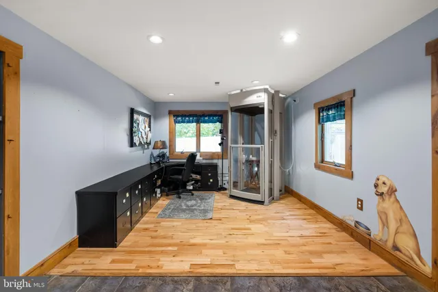 a view of entryway with stairs and furniture