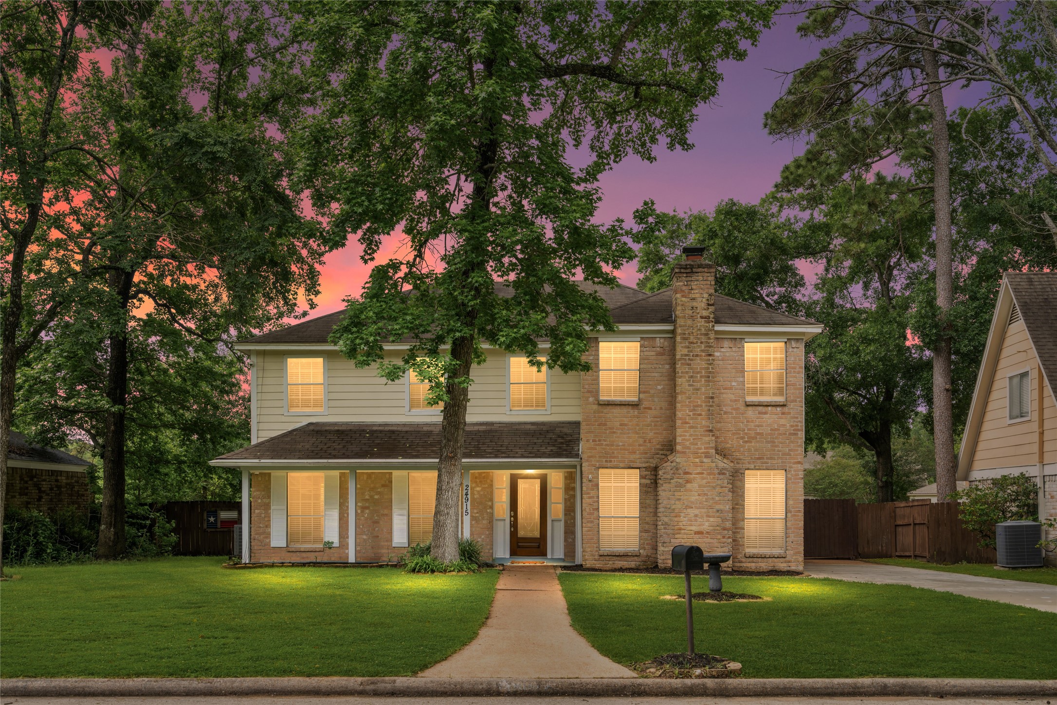 24915 Butterwick Drive Spring, TX 77389 - Photo 1 of 20 Welcome to your beautiful brick two-story! Nestled under mature trees, this home offers the classic curb appeal and space you’ve been dreaming of.