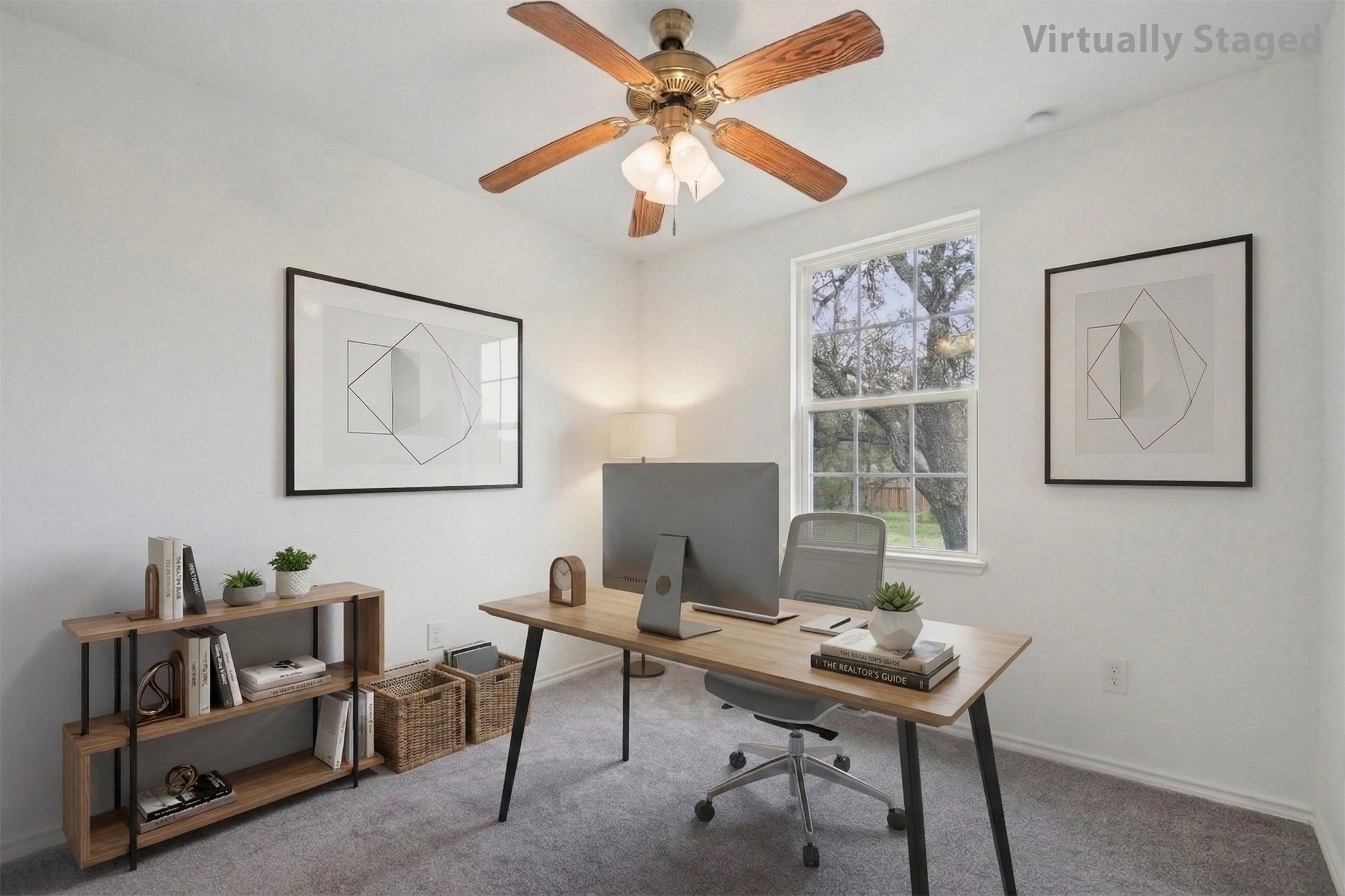1470 Oak Grove Road Leander, TX 78641 - Photo 17 of 38 a view of a workspace with furniture