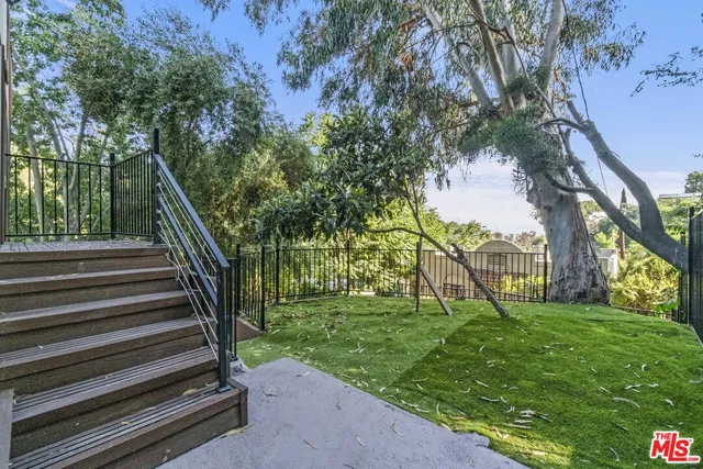 a outdoor space with furniture