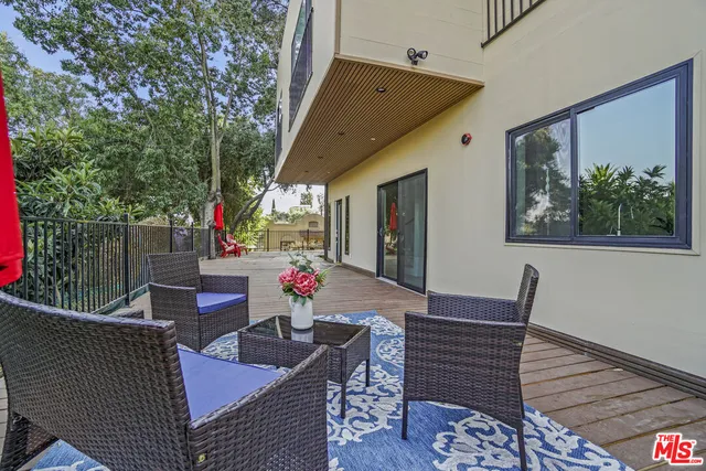 a view of a painting on the wall