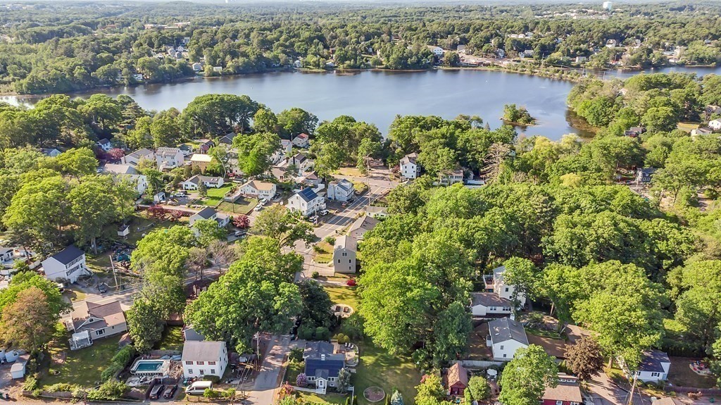 16 Fuller Road Billerica, MA 01821 - Photo 38 of 40 an aerial view of city and lake with trees