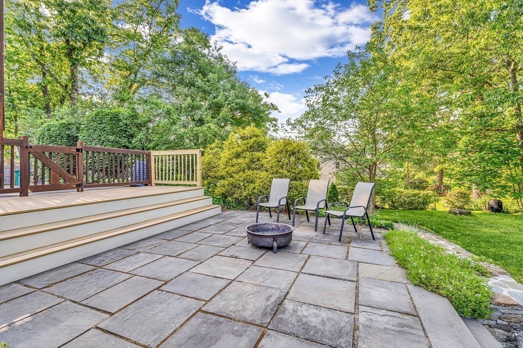 16 Fuller Road Billerica, MA 01821 - Photo 7 of 40 a view of a patio with two chairs and a table and chair