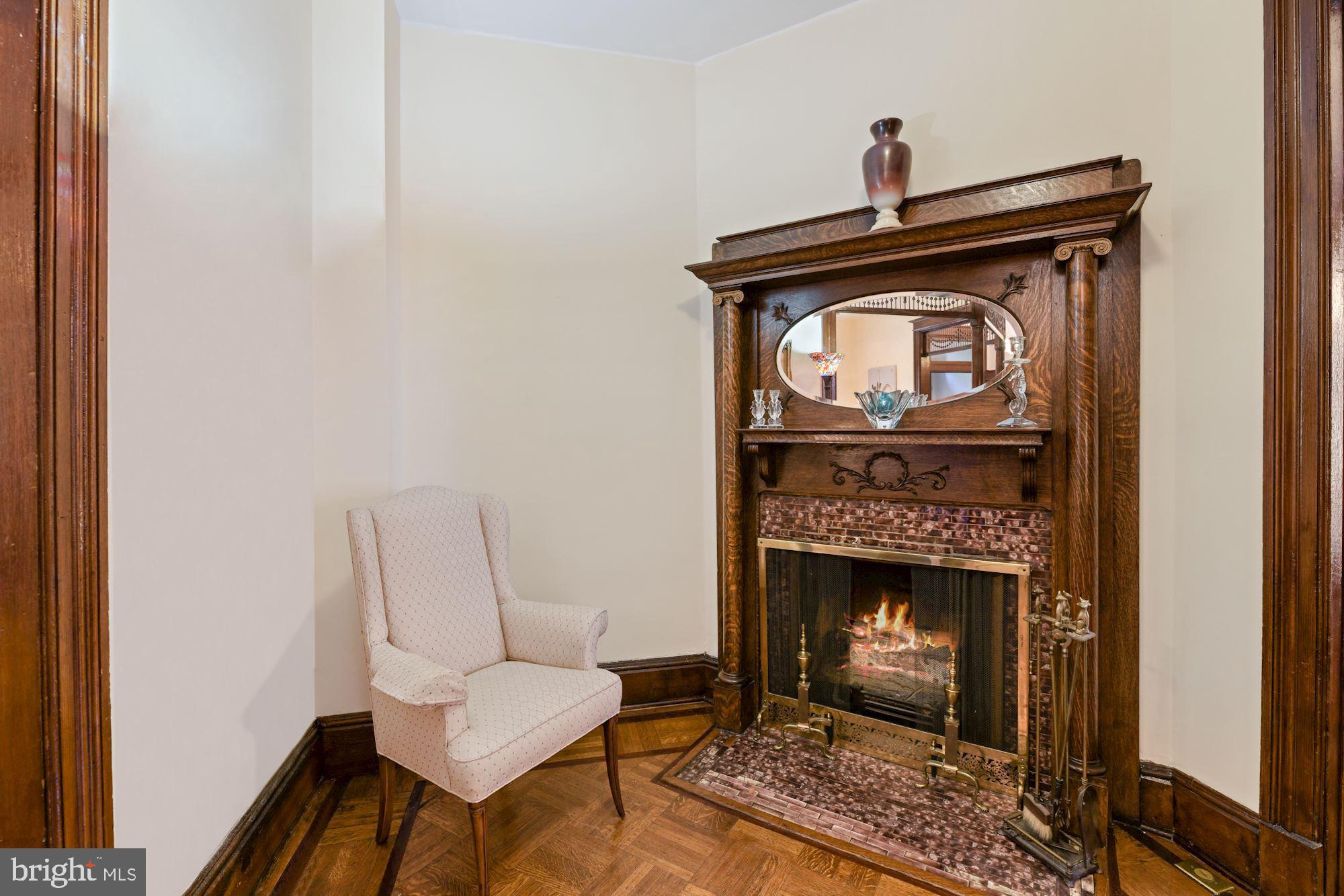 2478 Ontario Road Northwest Washington, DC 20009 - Photo 6 of 28 Sitting Area with Fireplace