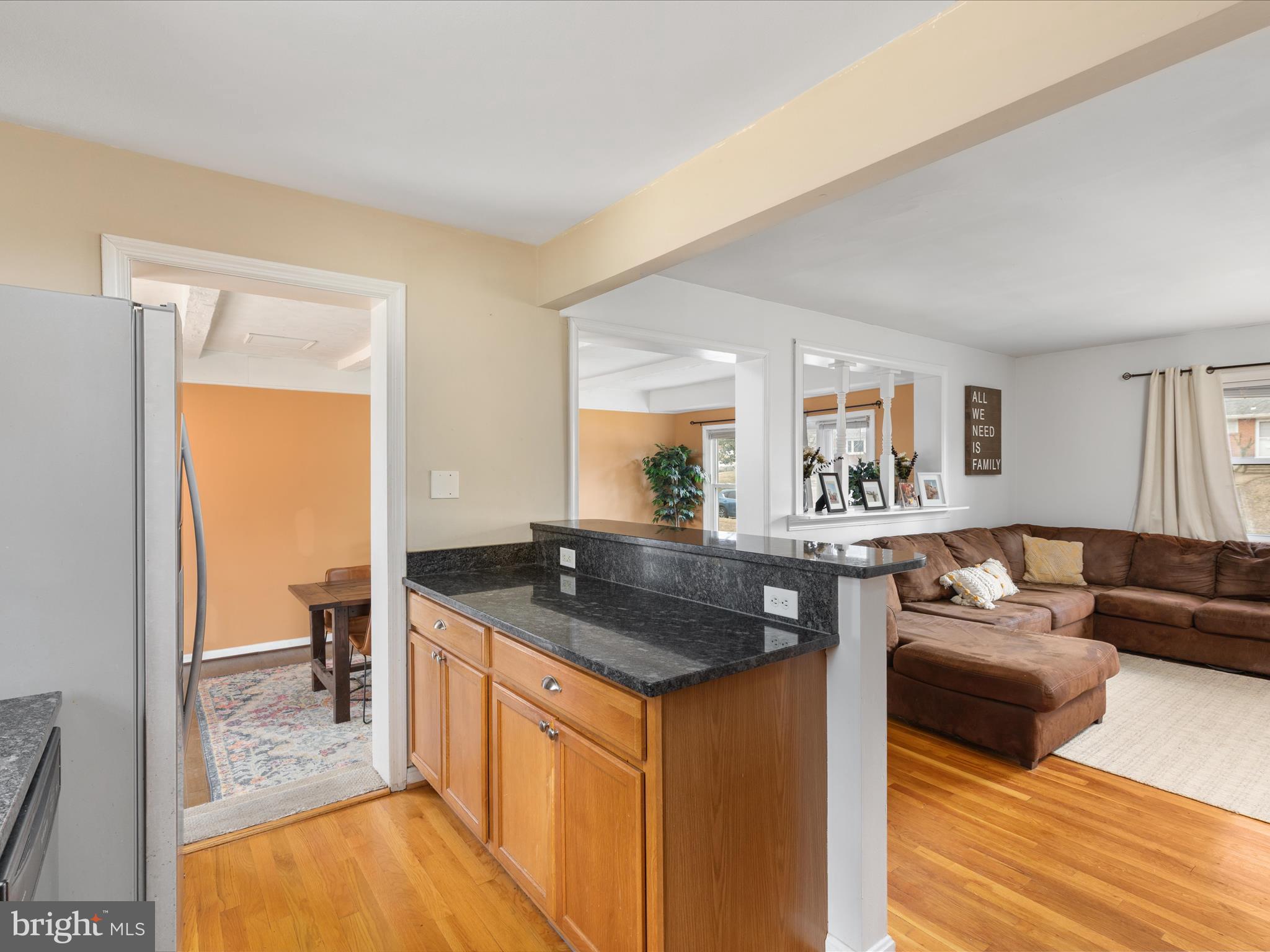 4002 Ronson Drive Alexandria, VA 22310 - Photo 9 of 30 a kitchen view living room a couch and a stove in it