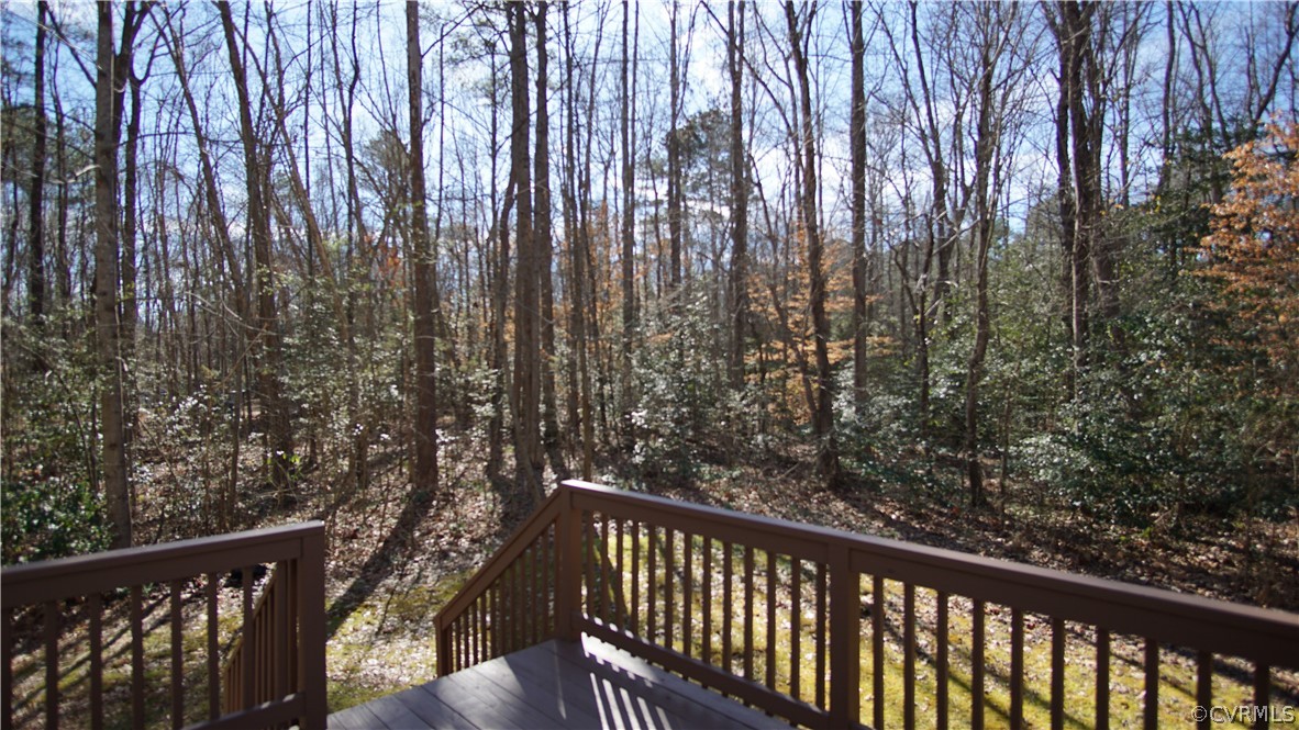 8111 Holdsworth Road Disputanta, VA 23842 - Photo 33 of 37 a view of balcony with trees