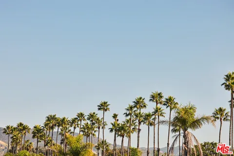 a view of mountains in the background