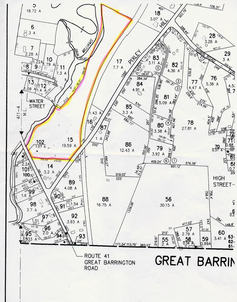 0 Great Barrington Road Housatonic, MA 01236 - Photo 4 of 5 Assesesor's Map