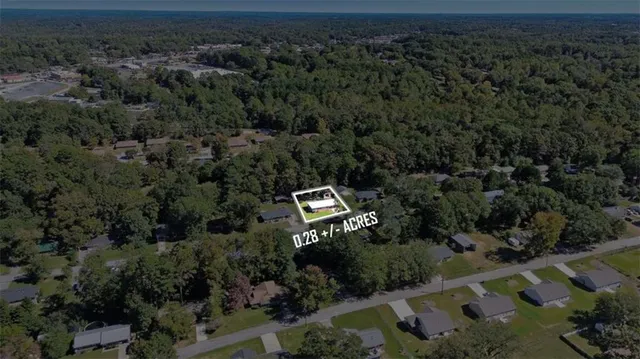 an aerial view of house with outdoor space