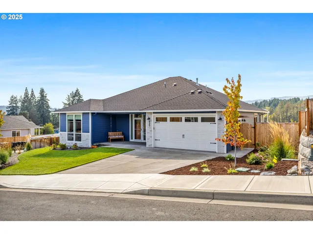 a house with a outdoor space