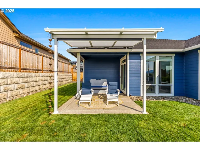 a view of an outdoor sitting space