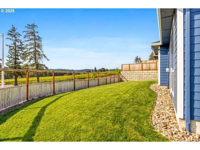 a view of an outdoor space and swimming pool