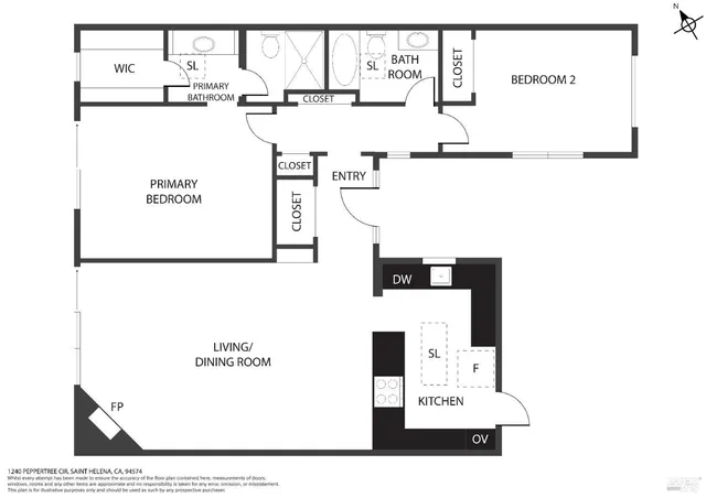 $744,500 | 1240 Peppertree Circle, St. Helena, CA 94574