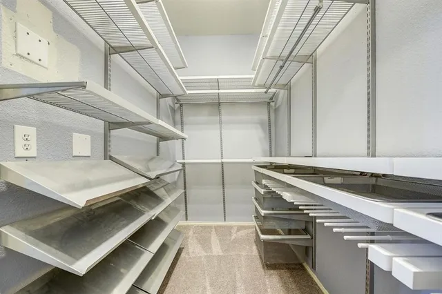 a view of storage and utility room