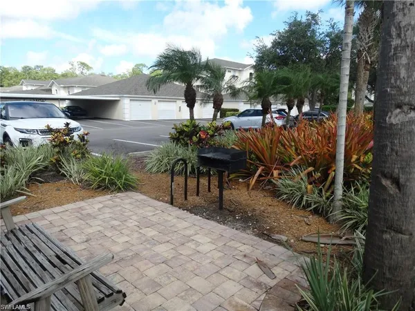 an outdoor view having patio