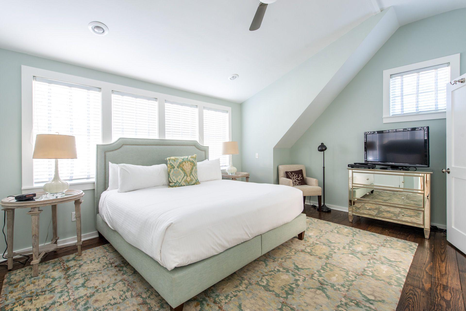 287 Salt Lane Watersound, FL 32461 - Photo 21 of 38 a bedroom with a bed and a view of bedroom