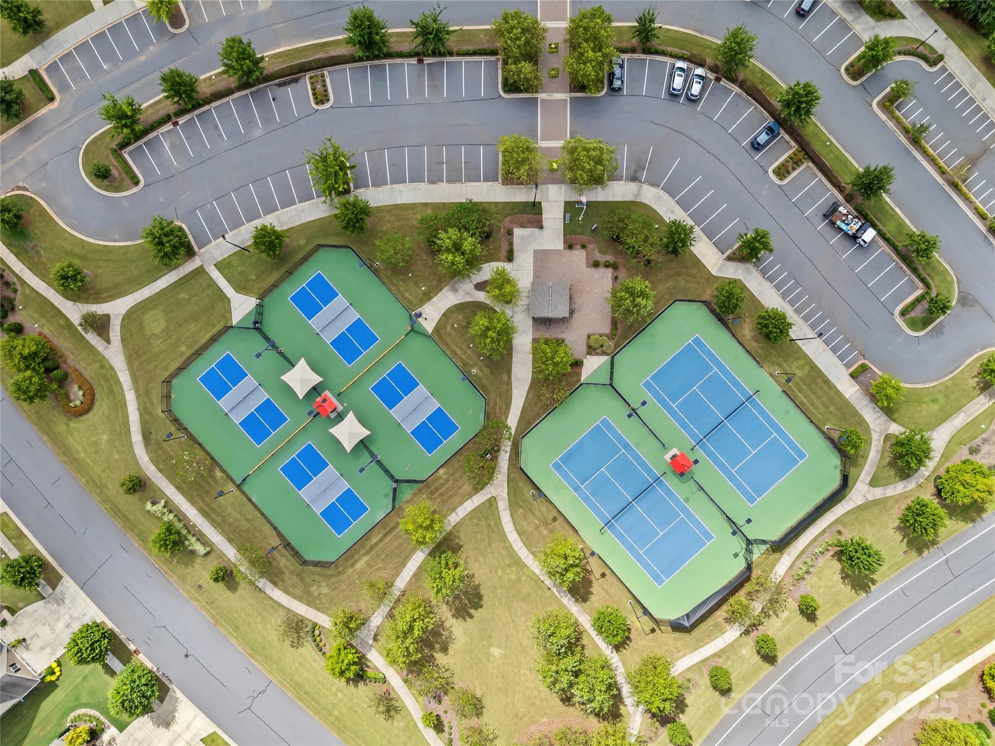 8097 Asher Chase Trail Lancaster, SC 29720 - Photo 41 of 47 aerial view of a dining tables and chairs in the patio