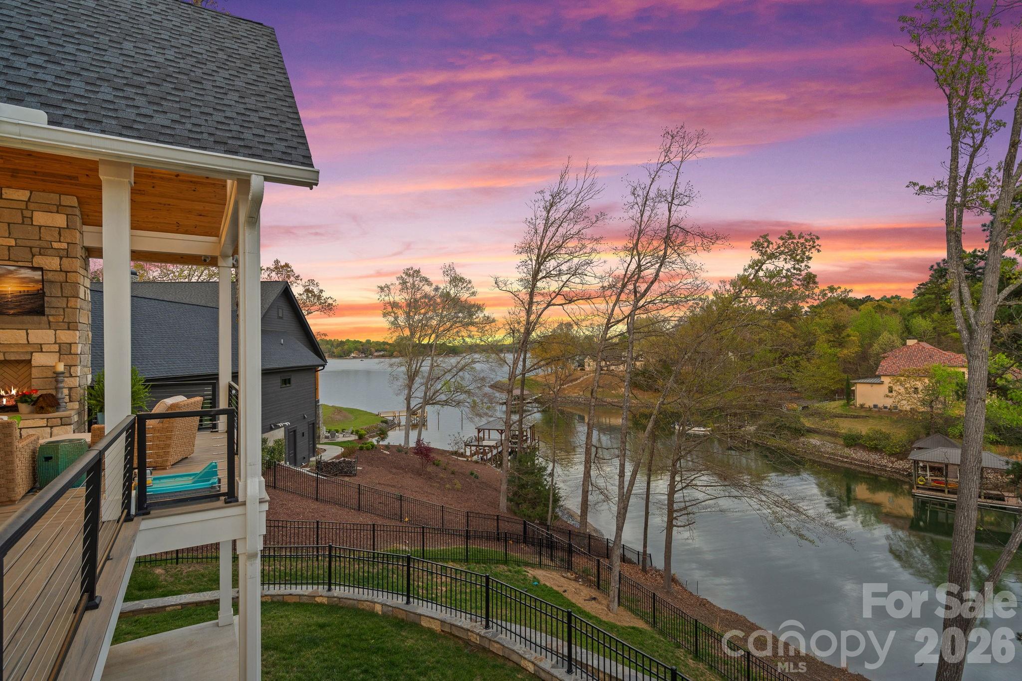 5907 Kiowa Road Clover, SC 29710 - Photo 46 of 47 a patio with table and chairs and potted plants