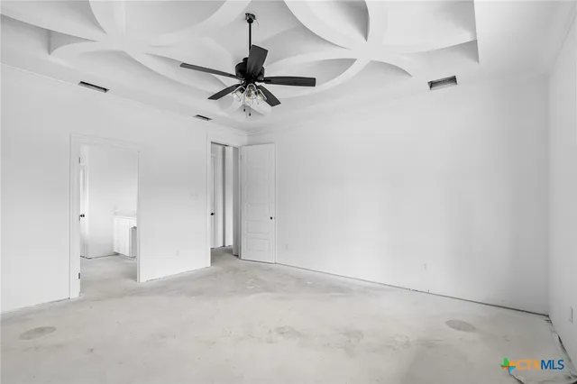 a view of an empty room