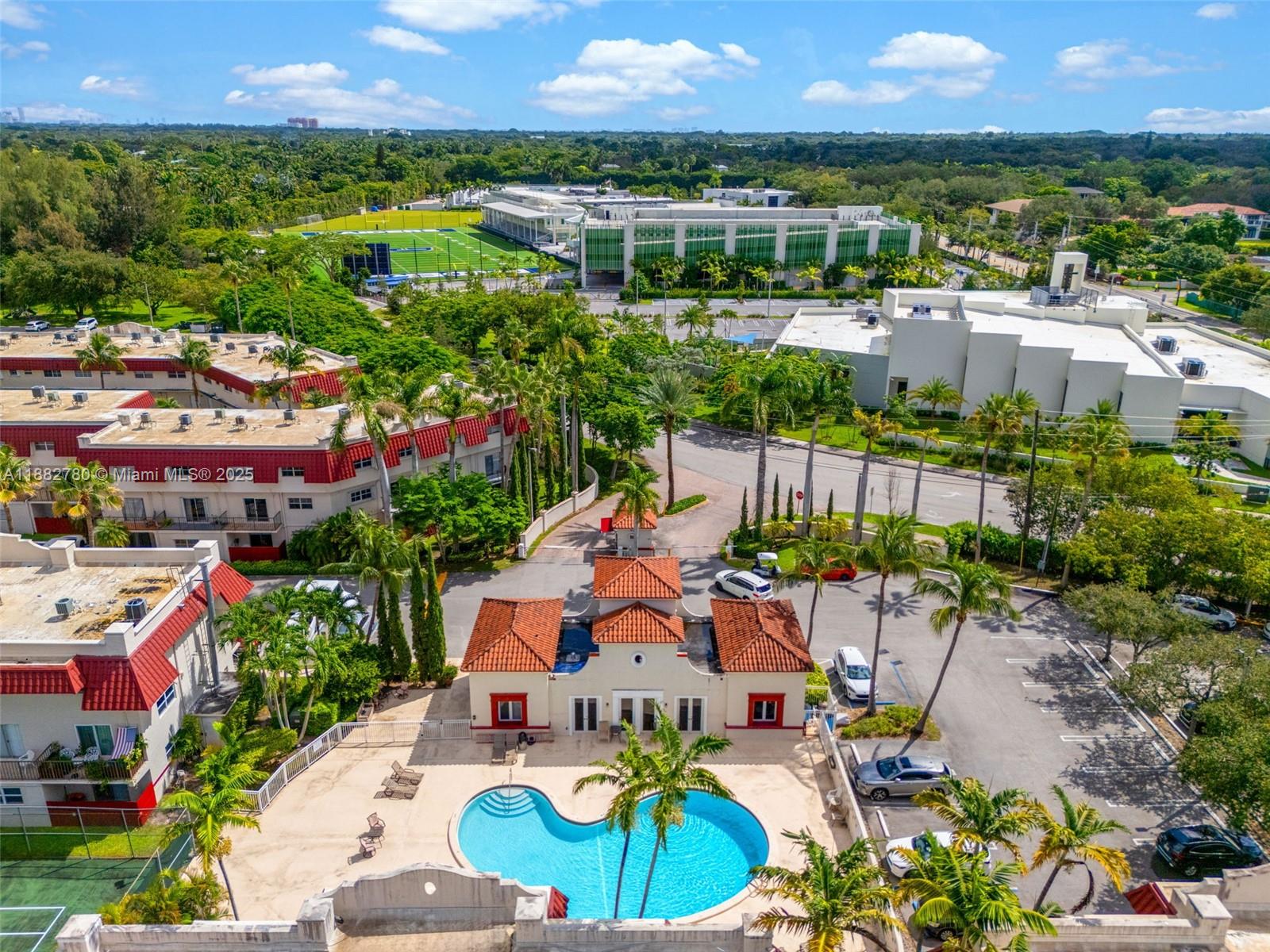 8650 Southwest 67th Avenue, Unit 1027 Pinecrest, FL 33156 - Photo 36 of 41 a view of a city and an outdoor space