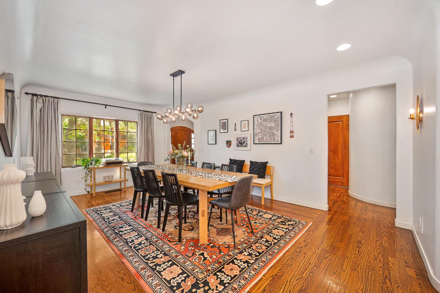 3501 Cutter Way Sacramento, CA 95818 - Photo 7 of 89 a view of a dining room with furniture window and wooden floor