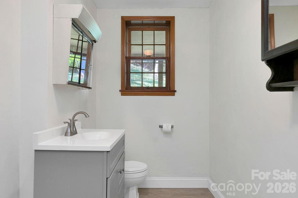 1482 Island Ford Road Brevard, NC 28712 - Photo 34 of 48 a bathroom with a sink and a toilet