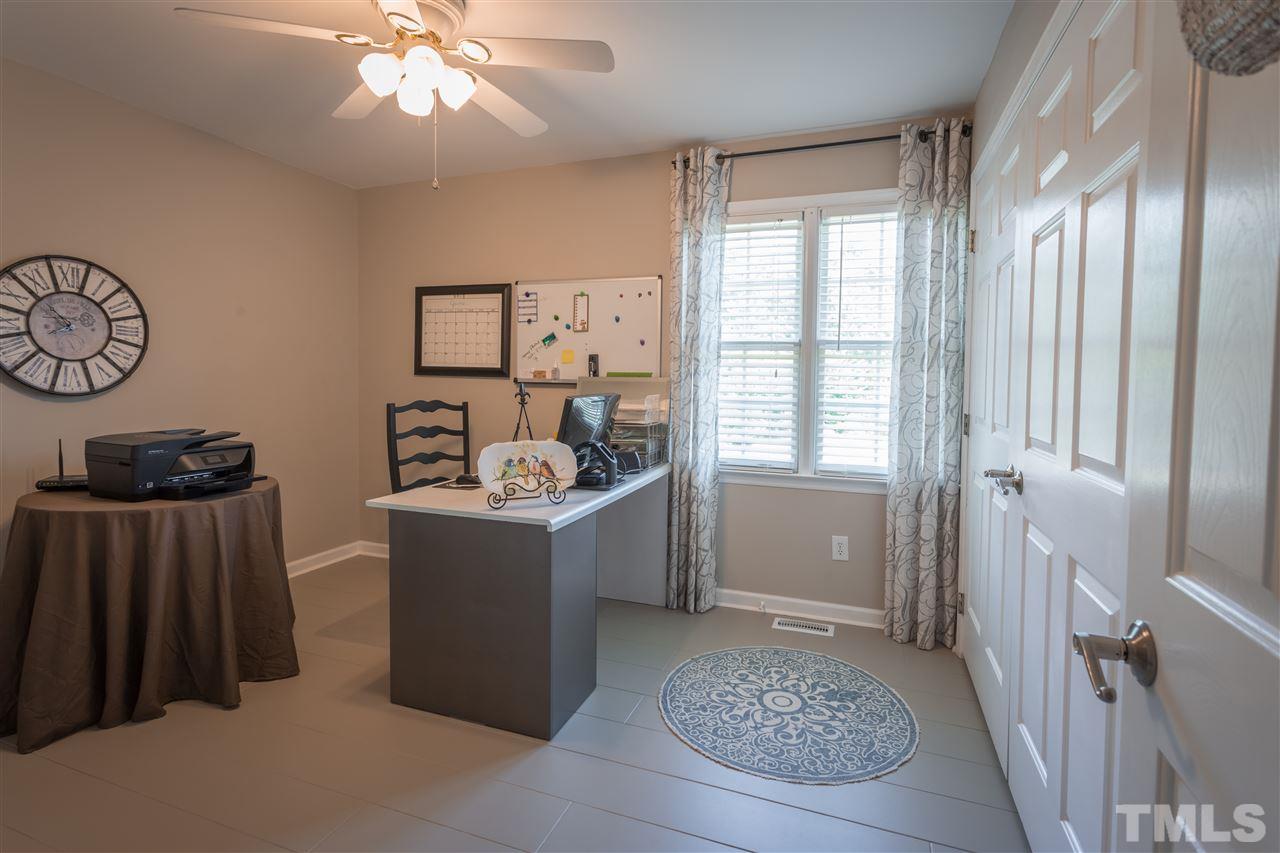 4017 Forty-Niner's Road Clayton, NC 27520 - Photo 15 of 25 Secondary Bedroom currently used as Office with Closet