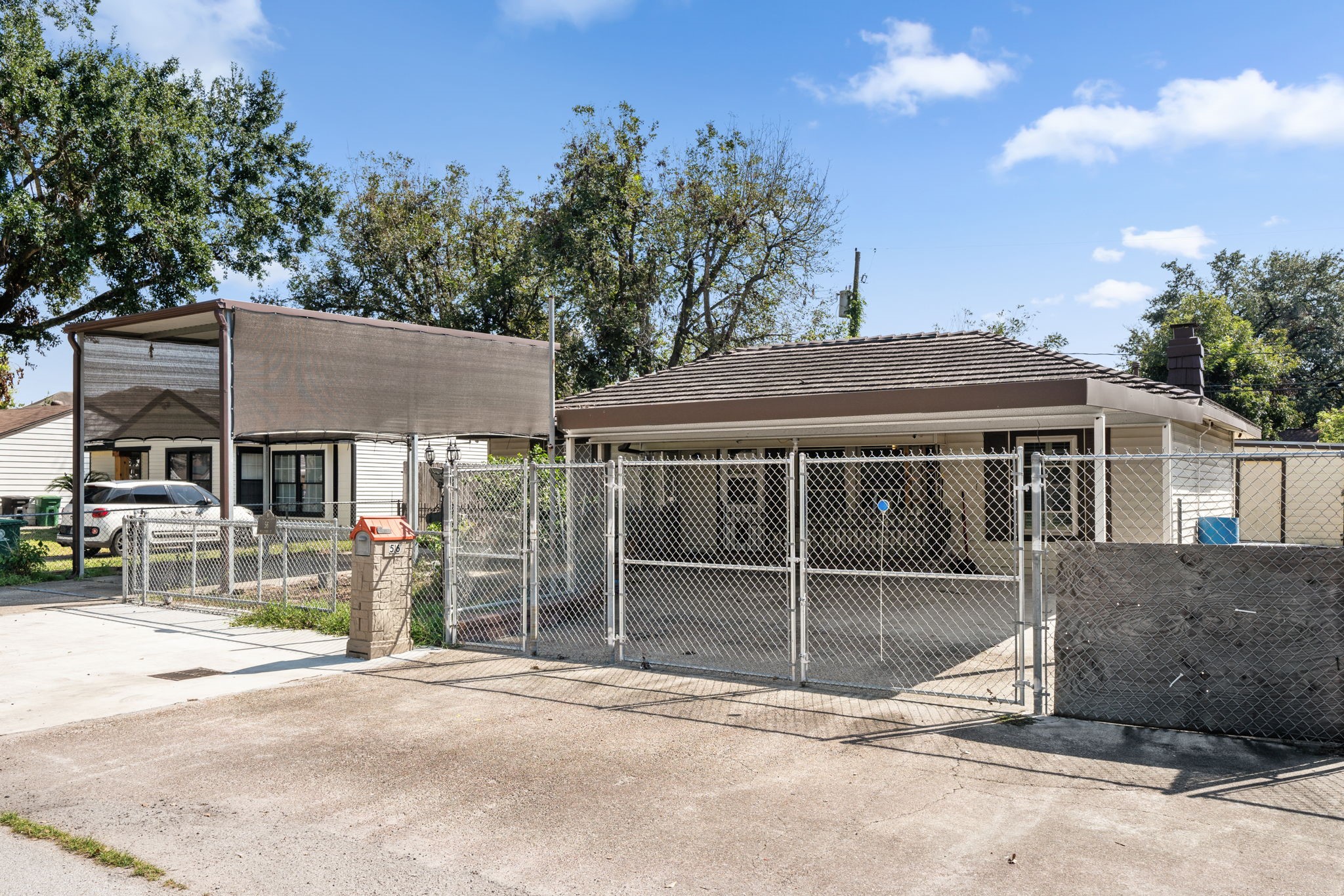56 Wellford Street Houston, TX 77022 - Photo 3 of 26 a view of a house with a outdoor space