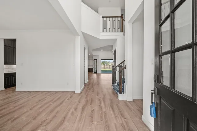 wooden floor in an empty room