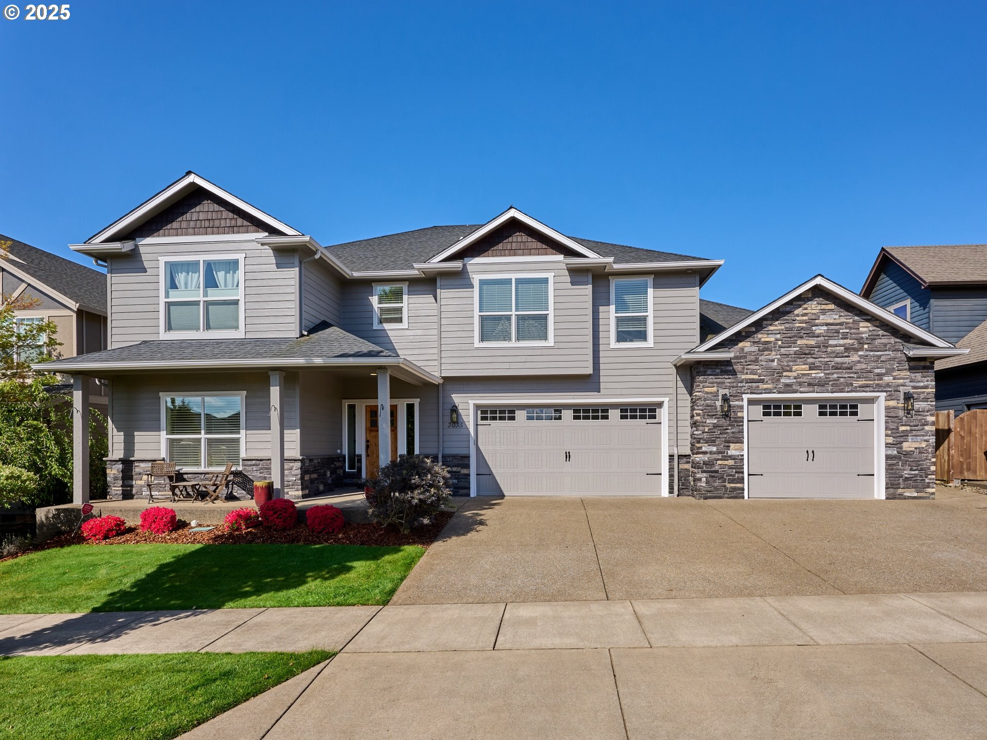 3035 Elliot Street Northwest Salem, OR 97304 - Photo 1 of 46 a front view of a house with garden