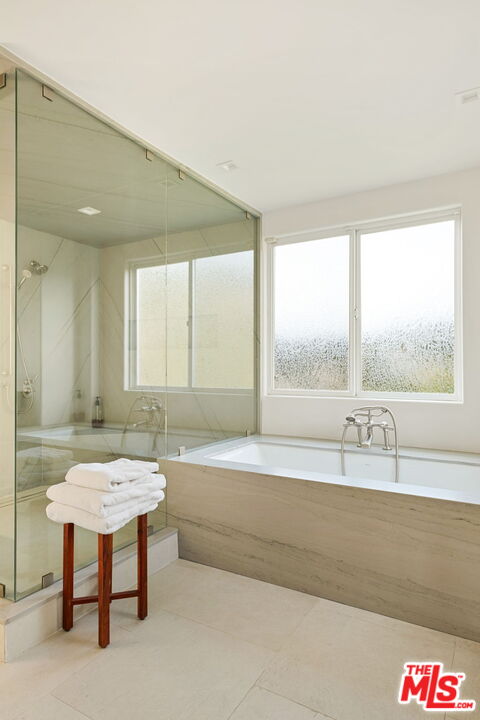 7868 Electra Drive Los Angeles, CA 90046 - Photo 26 of 42 a bathroom with a bathtub and a sink