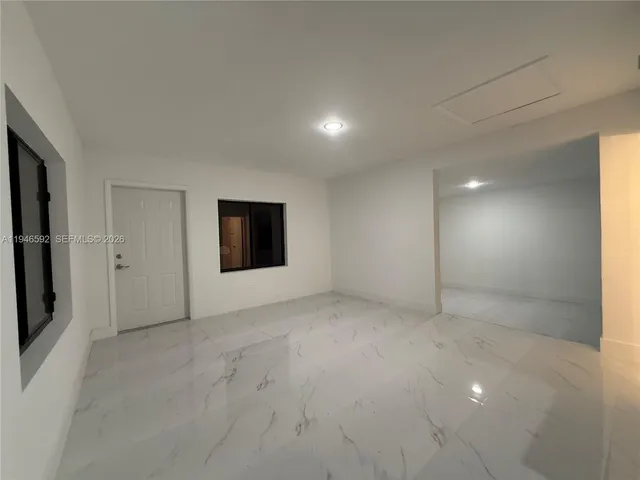 a view of an empty room