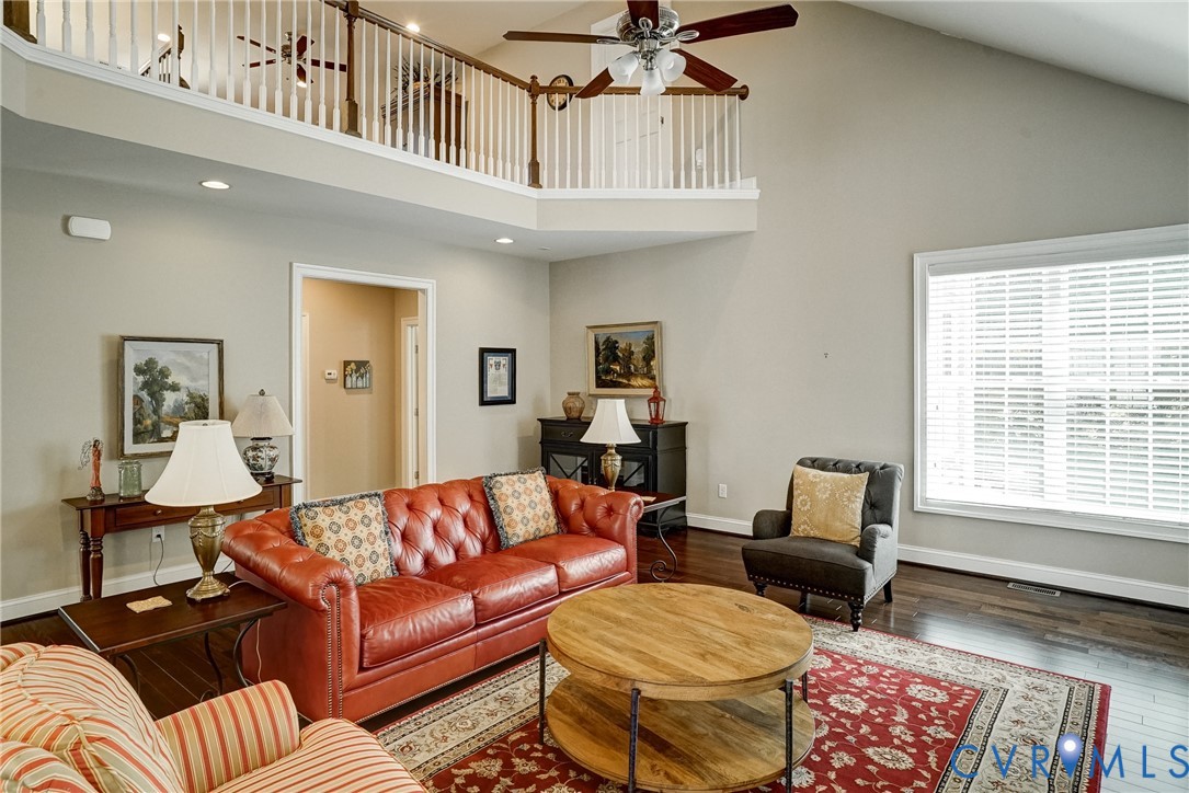 3606 Edenfield Road Midlothian, VA 23113 - Photo 27 of 67 Open-concept living space featuring high ceilings,