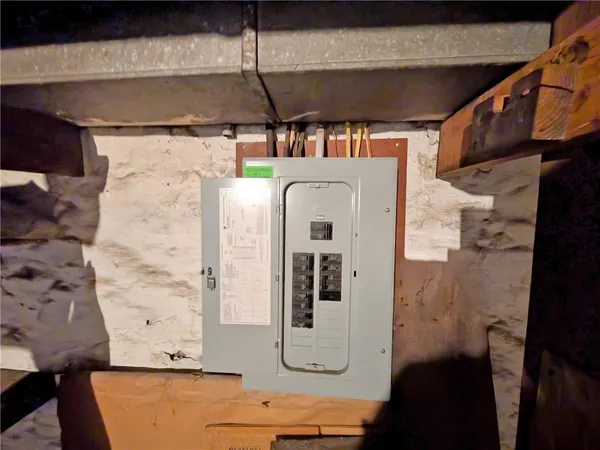 a view of water heater room