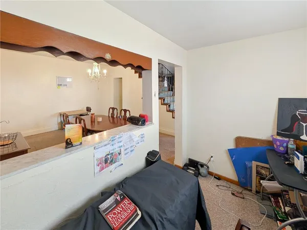 a room with storage and utility