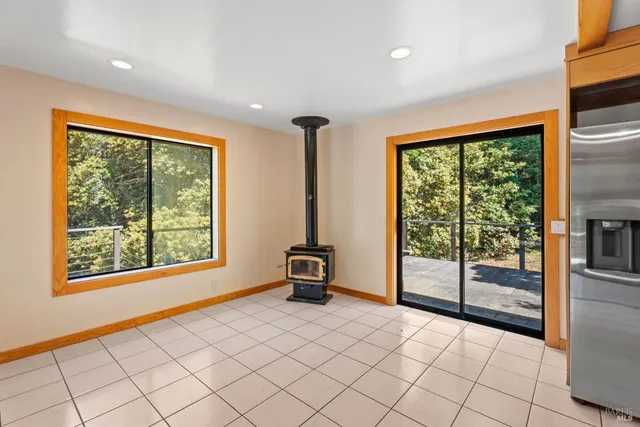 a view of room with window