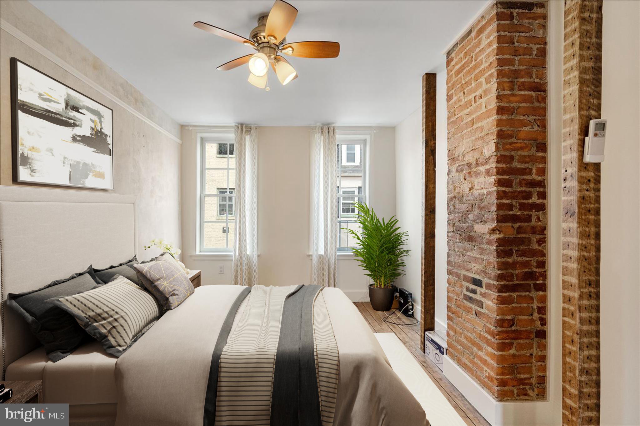 421 George Street Baltimore, MD 21201 - Photo 11 of 32 Owner's Suite (#1) (Virtually Staged)