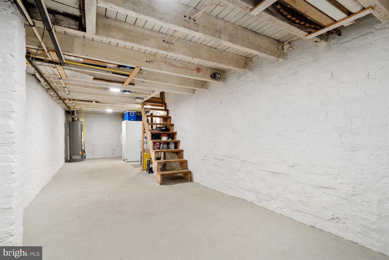 421 George Street Baltimore, MD 21201 - Photo 30 of 32 Clean Poured Concrete Basement for Storage