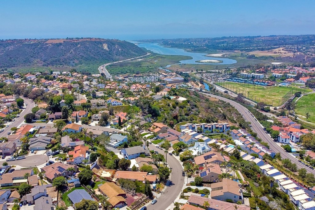 2425-27 Torrejon Place Carlsbad, CA 92009 - Photo 52 of 61 an aerial view of residential houses with outdoor space