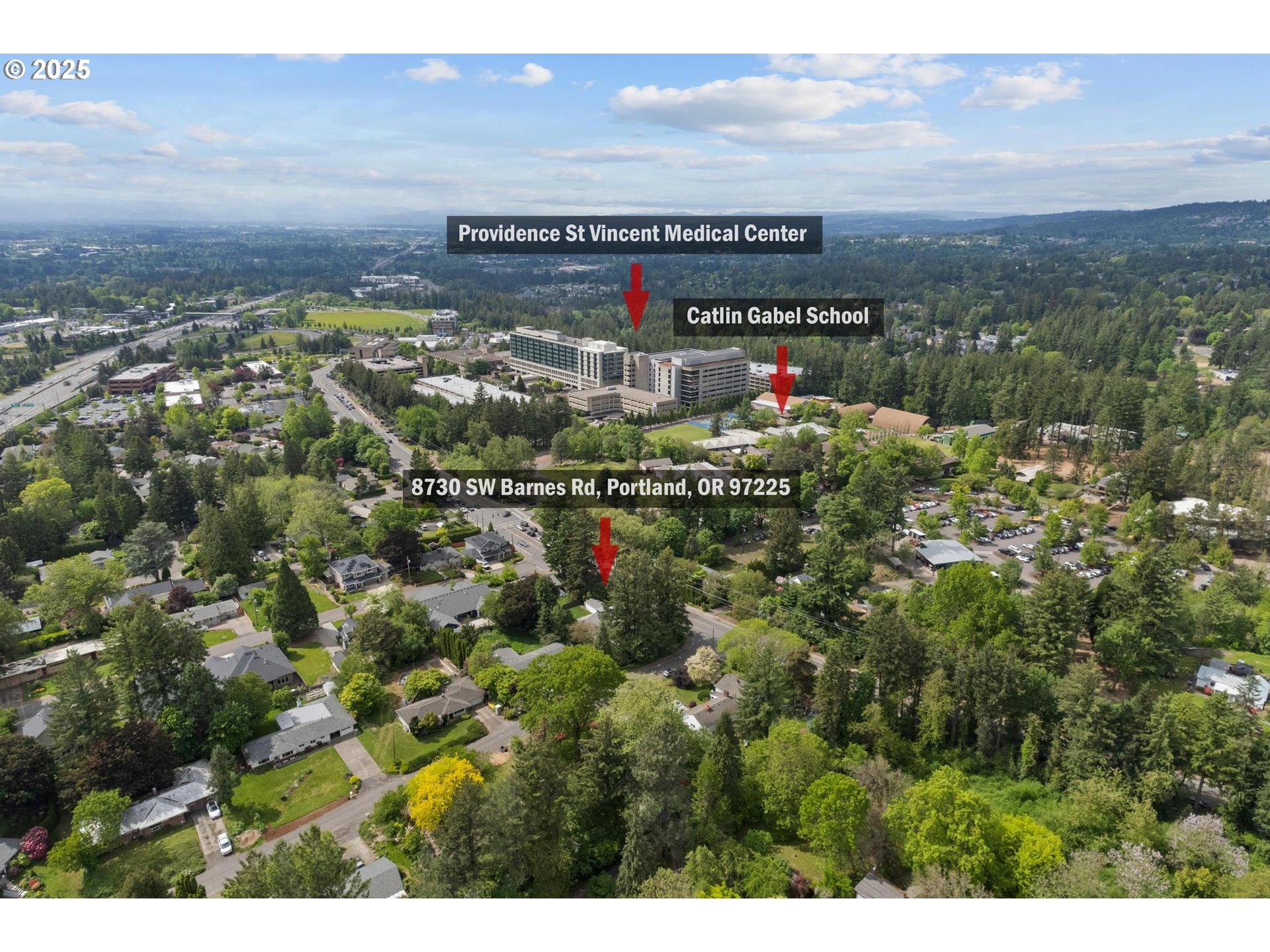 8730 Southwest Barnes Road Portland, OR 97225 - Photo 3 of 37 Drone View/UAV