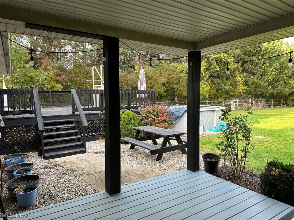 6715 Crosse Road Amherst, OH 44001 - Photo 19 of 21 Deck with a lawn